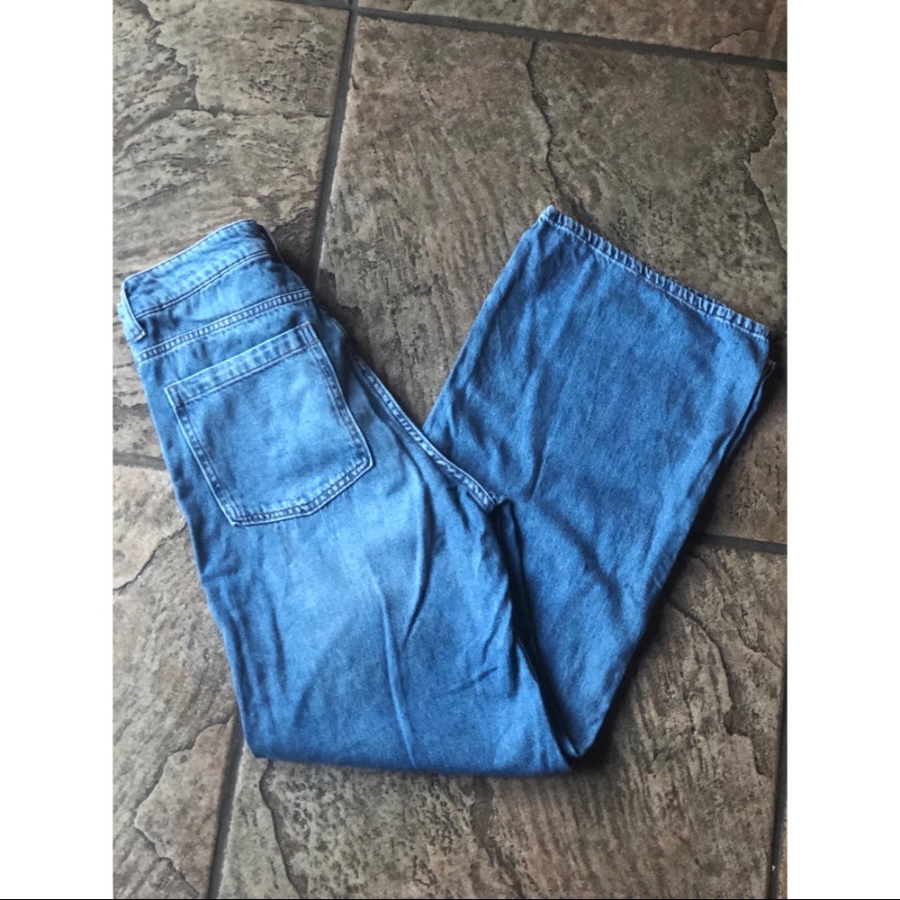Wide leg jeans